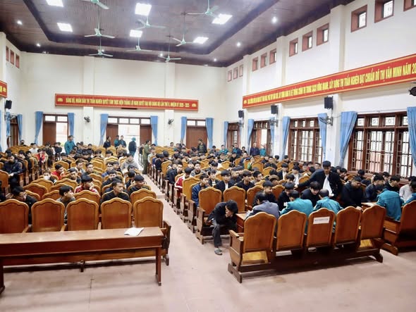 Xã Can Lộc khám sơ tuyển sức khỏe nghĩa vụ quân sự năm 2026