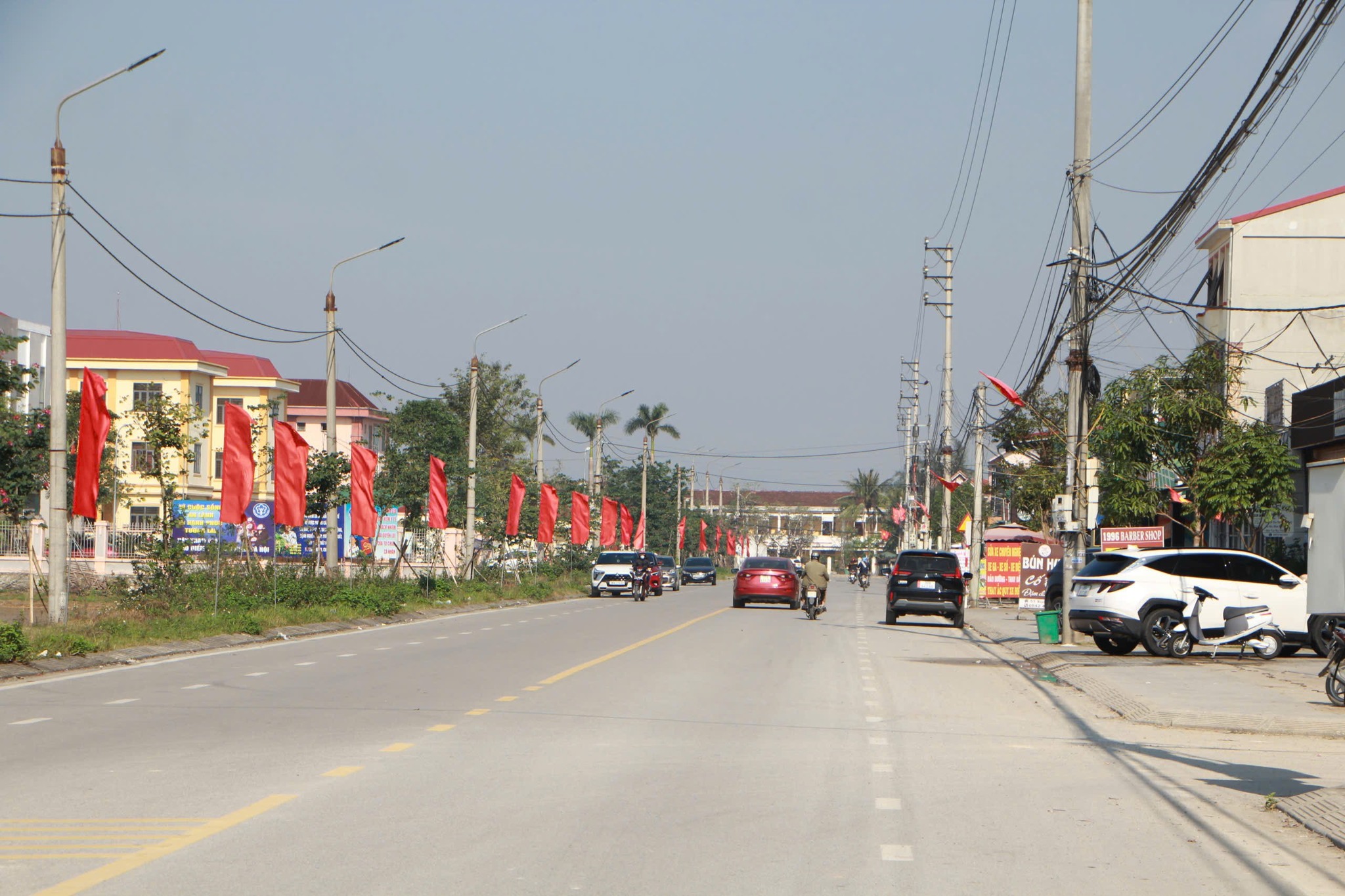 Xã Can Lộc tuyên truyền trực quan  chào mừng Đại hội lần thứ XIV của Đảng