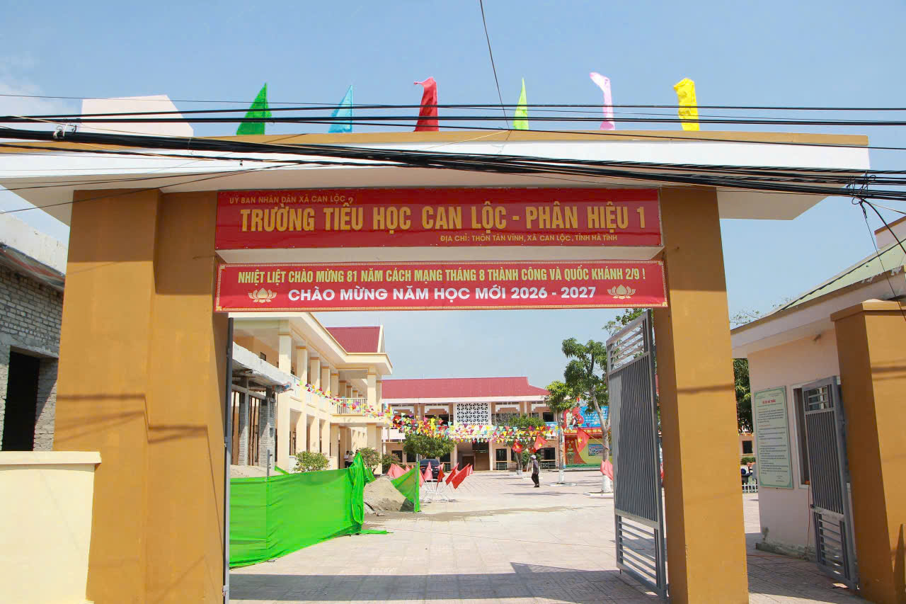 Xã Can Lộc  sẵn sàng đón năm học mới