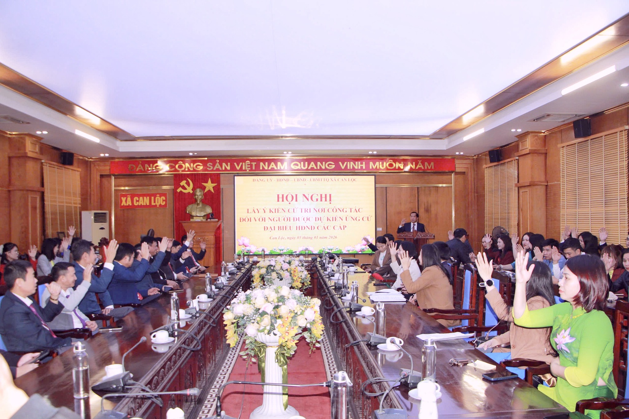 HỘI NGHỊ LẤY Ý KIẾN CỬ TRI NƠI CÔNG TÁC ĐỐI VỚI NGƯỜI DỰ KIẾN GIỚI THIỆU ỨNG CỬ ĐẠI BIỂU HĐND CÁC CẤP NHIỆM KỲ 2026–2031