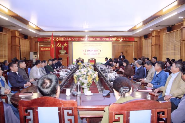 Kỳ họp thứ 5 (kỳ họp chuyên đề) Hội đồng nhân dân xã Can Lộc