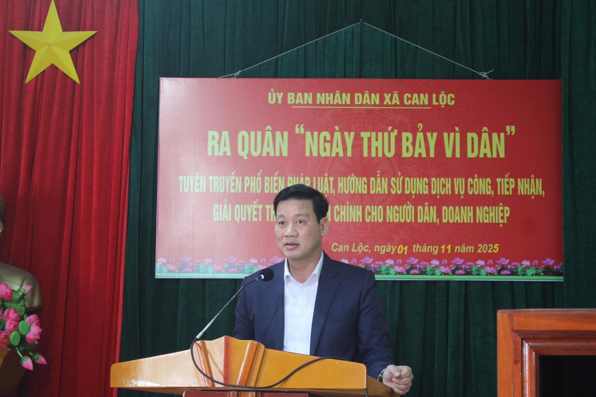 Xã Can Lộc ra mắt mô hình “Ngày thứ Bảy vì dân”