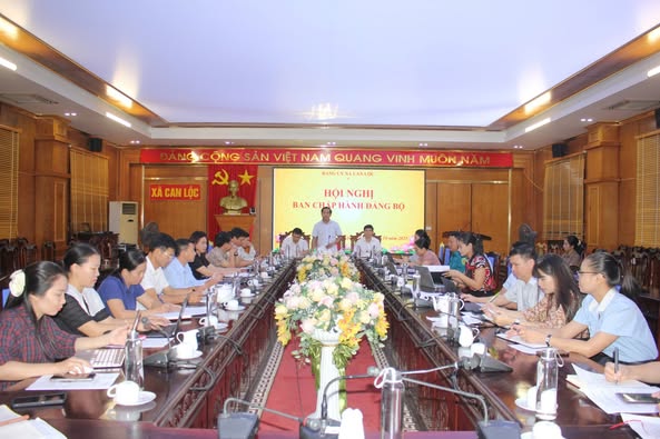 Hội nghị Ban Chấp hành Đảng bộ xã Can Lộc