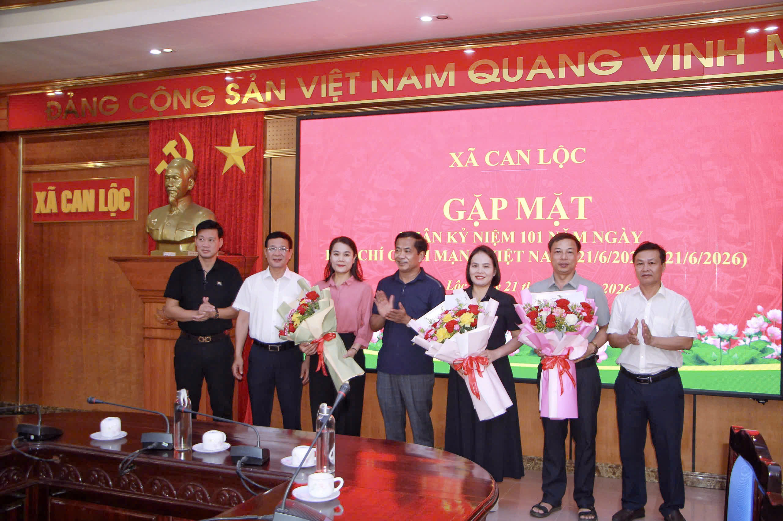Xã Can Lộc gặp mặt phóng viên báo chí còn em địa phương nhân dịp kỷ niệm 101 năm Ngày Báo chí Cách mạng Việt Nam (21/6/1925 - 21/6/2026)