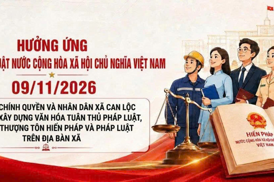 Hưởng ứng Ngày Pháp luật nước Cộng hòa xã hội chủ nghĩa Việt Nam năm 2026