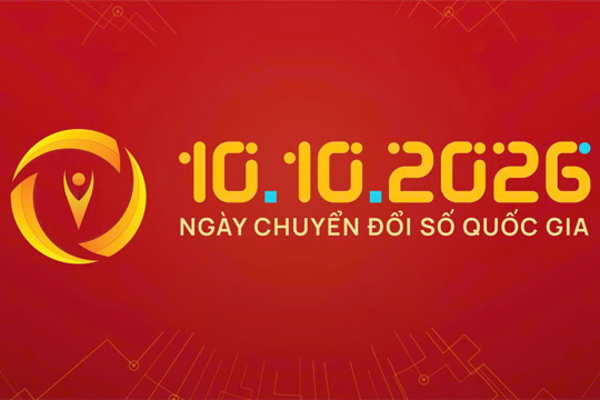 Triển khai bộ nhận diện hưởng ứng Ngày Chuyển đổi số quốc gia 10/10/2026 